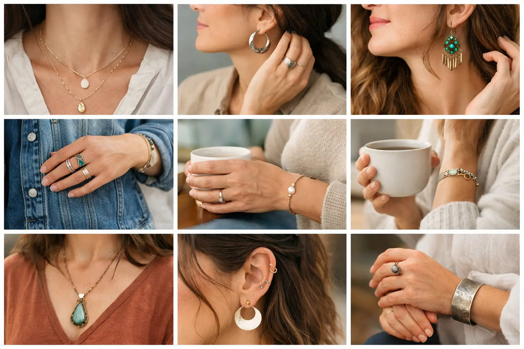 8 Artisan Jewelry Styling Examples for Every Day
