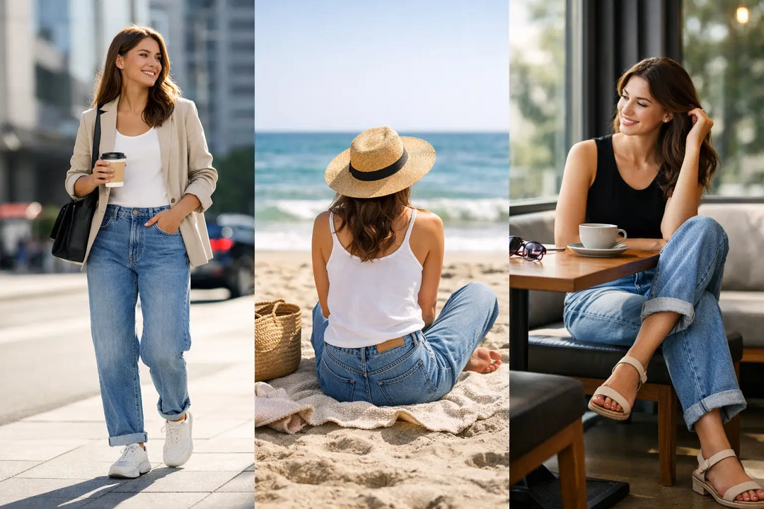 How to Style Relaxed Denim for Every Plan