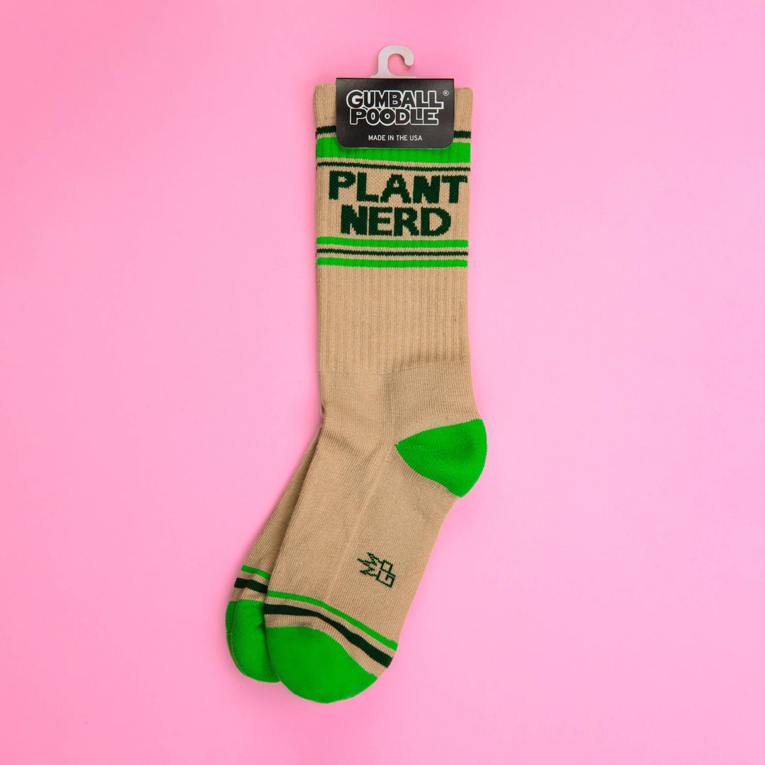 Plant Nerd Crew Socks