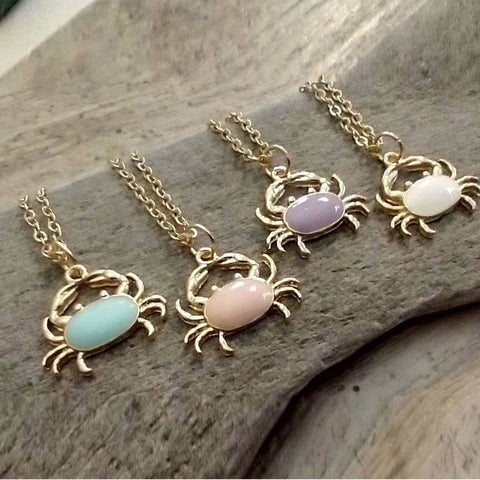 Cutest Ever Crab Necklace