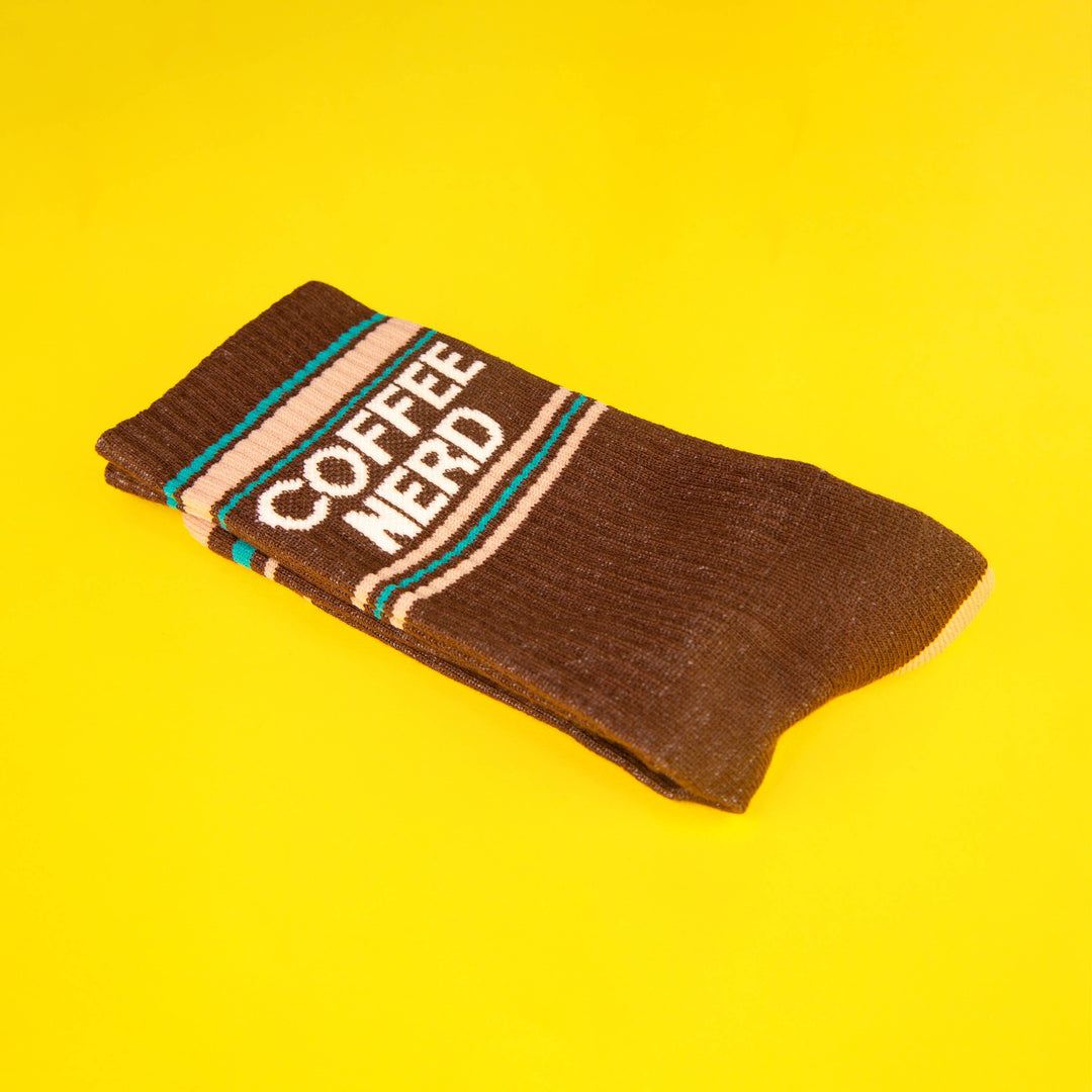 Coffee Nerd Crew Socks