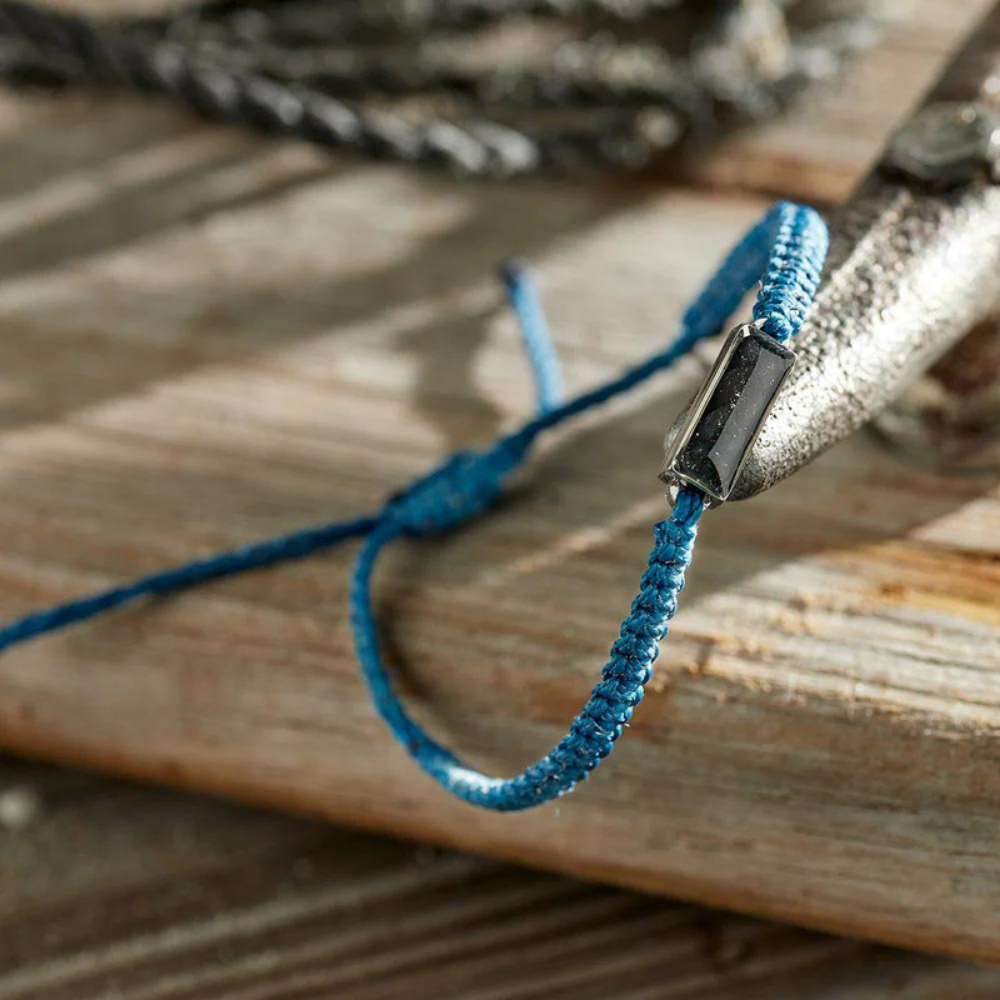 Ghost Net Bracelet, Teal