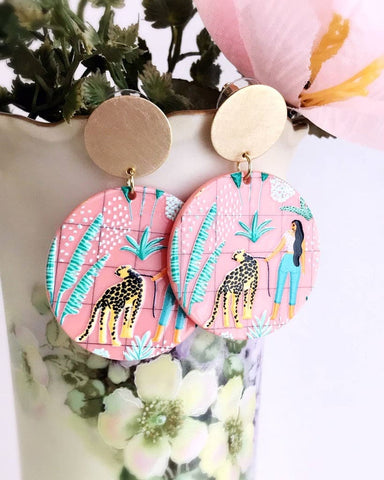 BOHO Leopard Earrings