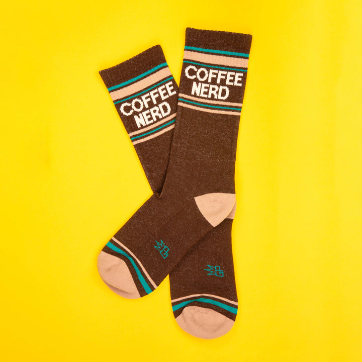 Coffee Nerd Crew Socks