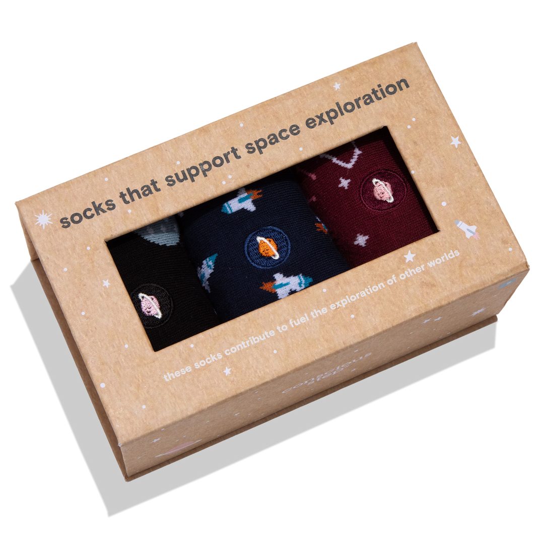 Conscious Step - Boxed Set Socks that Support Space Exploration