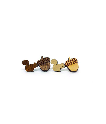 Squirrel & Nut Studs