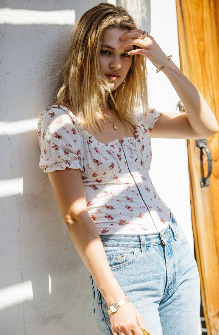 Summer Top, Dainty Floral