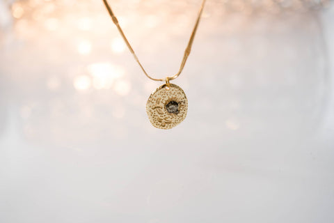 Pyrite Coin Necklace