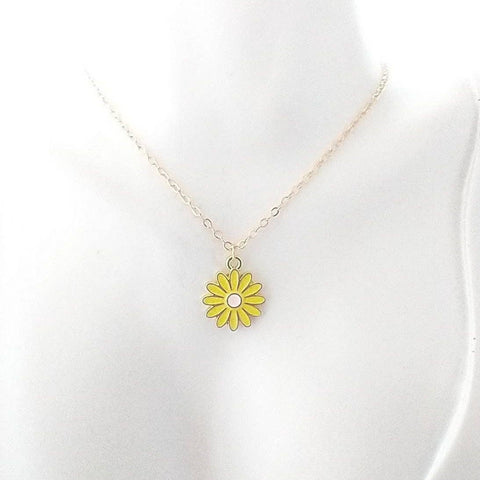 Daisy Necklace, Yellow