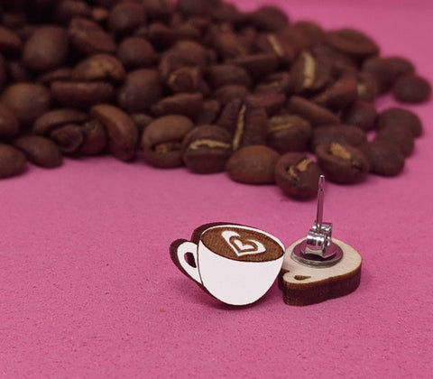 Coffee Cup Studs