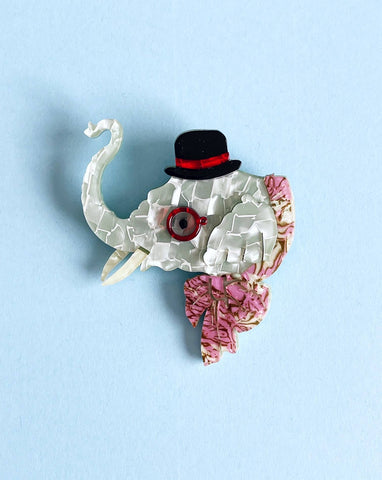 Circus Elephant Brooch