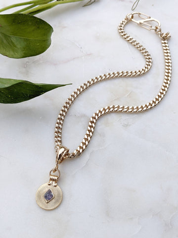 Tanzanite Chain Necklace