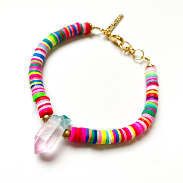 Etymology Jewelry - Crystal Bracelet - Colorful Jewelry- Sustainable Jewelry