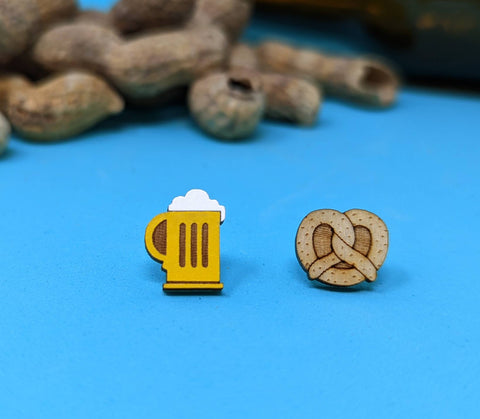 Beer & Pretzel Studs