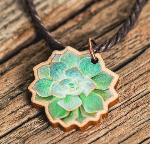 Succulent Necklace