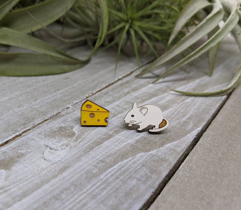 Mouse & Cheese Studs