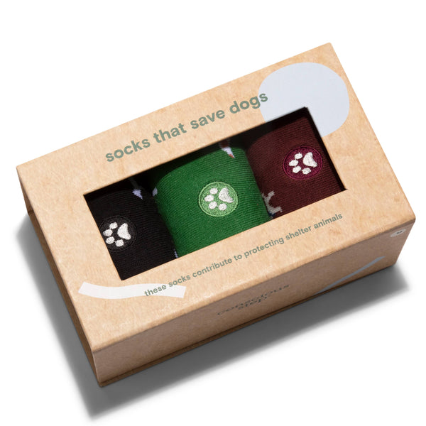 Conscious Step - Boxed Set Socks that Save Dogs